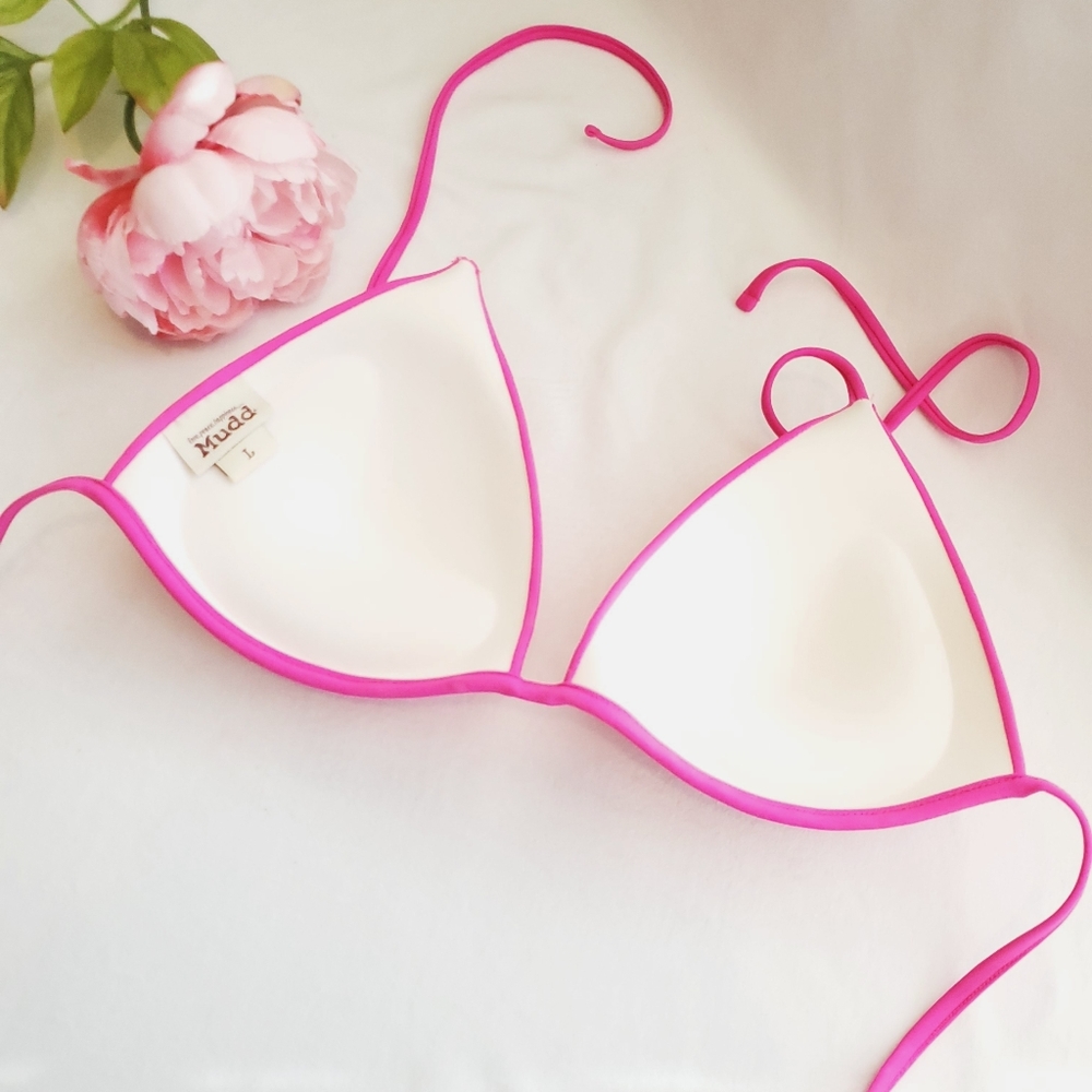 New! 2fer MUDD String Bikini Tops  Size Large Supercute! - Picture 3 of 10